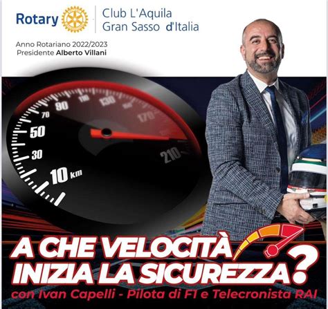 Sicurezza Stradale Una Serata Con Il Pilota Ivan Capelli