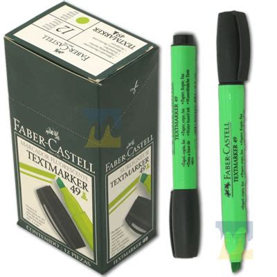 Marcador Resaltador Faber Castell Verde