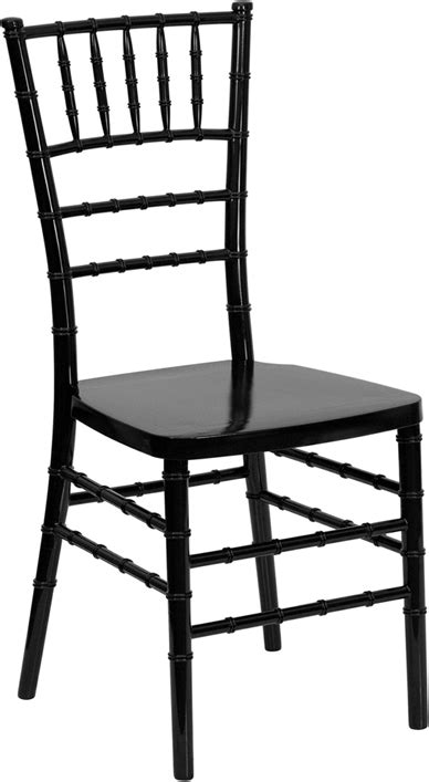 Black Resin Chiavari Chair