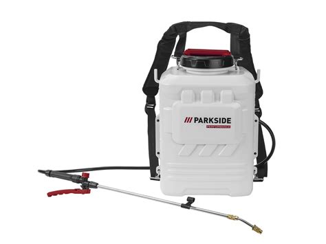 Parkside Performance Pulv Risateur Pression Rechargeable Sans Fil