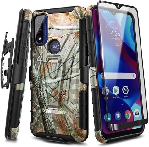 Buy Nagebee Case For Motorola Moto G Pure 2021 With Tempered Glass