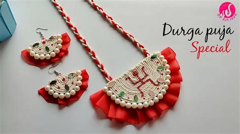 Durga Puja Special Handmade Jewellery How To Make Handmade Jewellery