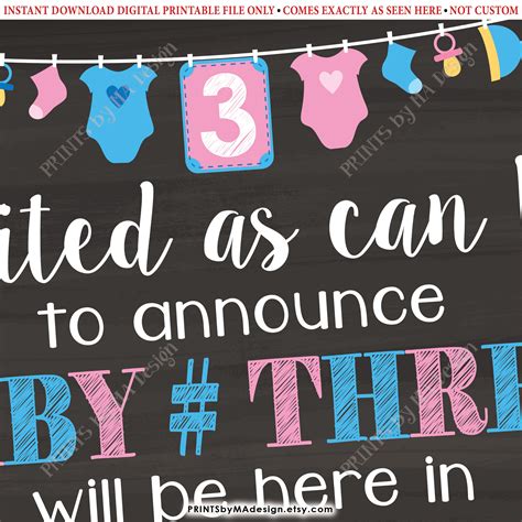 Baby Number 3 Pregnancy Announcement Expecting Third Child In May Dated