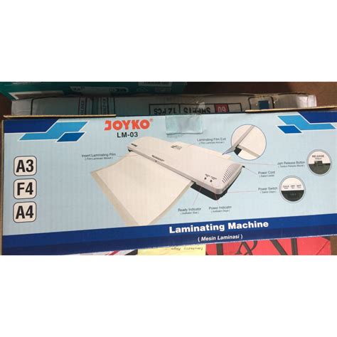 Jual Mesin Laminating JOYKO LM 03 SIZE A3 F4 A4 ORIGINAL Laminator