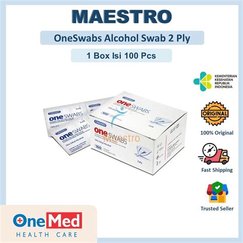 Jual Oneswabs Onemed Alcohol Swab Tisu Alkohol One Swabs Pads Tissue