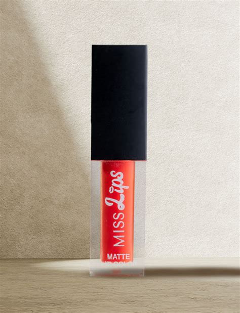 Mini Liquid Lipstick Shade No 8 Juicy Orange | Size: 3 ml By Miss Lips