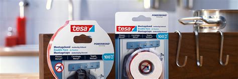 Using Tesa Mounting Tape For Tiles Metal Kg M Tesa