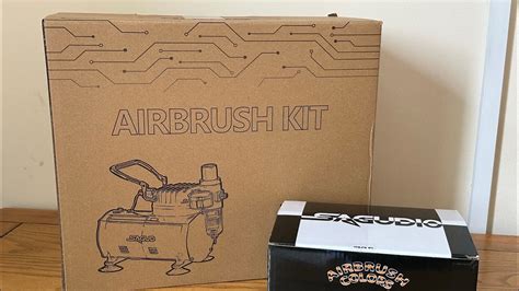 Sagud Airbrush Kit With Compressor Includes Air Brushes Air