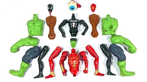 Avengers Toys Assemble Venom Vs Hulk Smash Vs Siren Head Vs Red