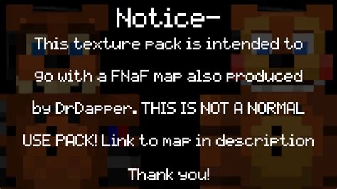 Fnaf 2 Remake Map Texturepack Minecraft Texture Pack