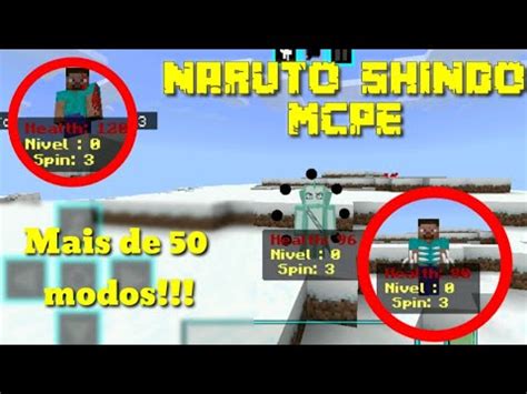 Incr Vel Nova Addon De Naruto Shindo Para Mcpe Tenseigan Marca