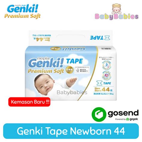 Jual Nepia Genki Tape Newborn Nb Nb Popok Perekat Baby Diapers