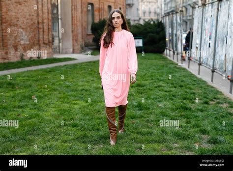 Blogger Erika Boldrin Attending The Alberta Ferretti Show During Milan