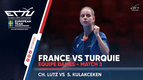 Charlotte Lutz Vs Simay Kulakceken France Turquie Malm Youtube