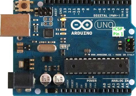 Avrisp Mkii To Arduino Uno Connection Via Icsp Header