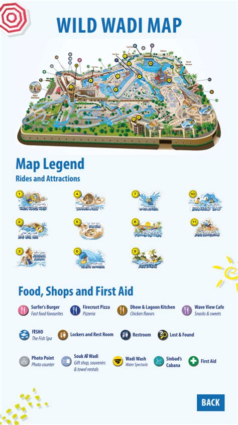 Wild Wadi Water Park Map and Brochure (2023 - 2024) | ThemeParkBrochures.net