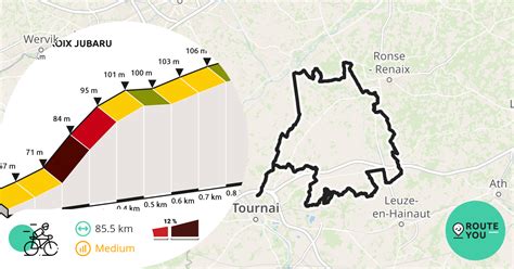 Tour Des Collines 2024 85 Km Racefietsroute RouteYou