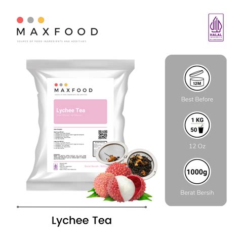 Lychee Tea Teh Leci Bubuk Minuman Rasa Leci Lychee Tea Powder 1 KG