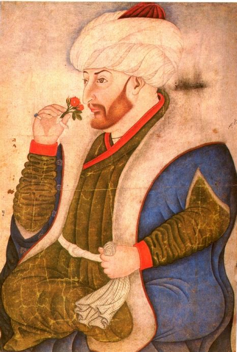 gül koklayan fatih sultan mehmet portresi uludağ sözlük