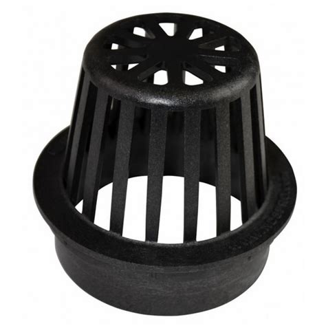 Nds Drain Grate Round Atrium Polyolefin Black In Siteone