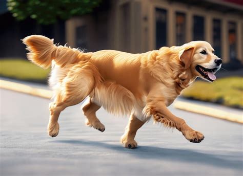 Premium Photo A Beautiful Golden Retriever Dog