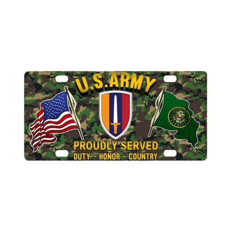 U.S. ARMY VIETNAM- Classic License Plate