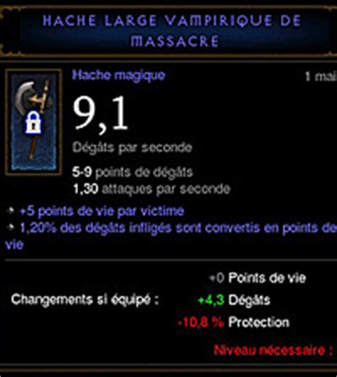 Objets équipement Guide du jeu Diablo III