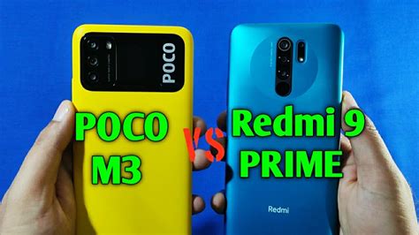 Poco M3 Vs Redmi 9 Prime Speed Test And Camera Comparison Youtube