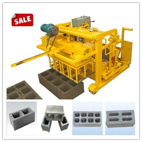 Qmy Manual Operated Concrete Block Making Machine Geethy Machine