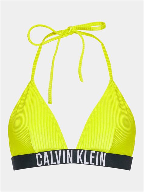 Calvin Klein Swimwear Bikini Oberteil KW0KW01967 Gelb Modivo De