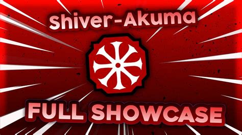 Shiver Akuma Full Showcase Shindo Life Youtube