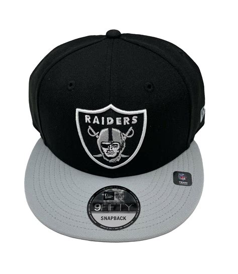 New Era Las Vegas Raiders 9Fifty Black Gray Adjustable Snapback Hat Cap