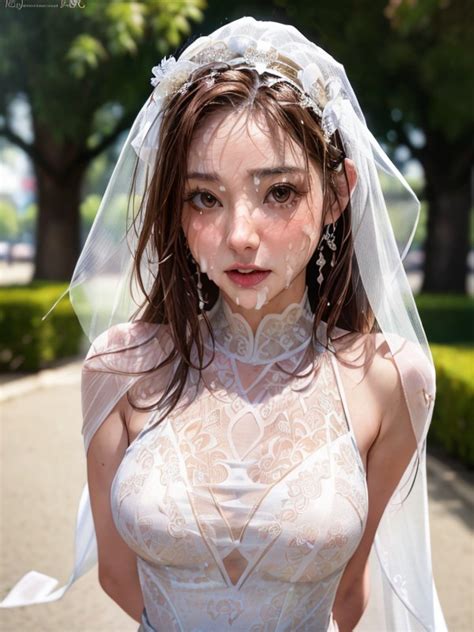 Wedding Dress 20s Standing AI Porn