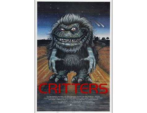 Critters Movie Poster Print 1986 Horror One 1 Sheet | Etsy