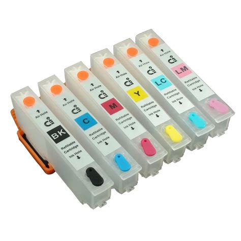 CEYE Refillable Ink Cartridges Kit For EPSON XP55 XP750 XP760 XP850