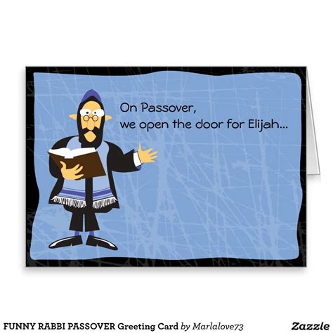 Funny Rabbi Passover Greeting Card Funny Holiday Cards Passover Greetings