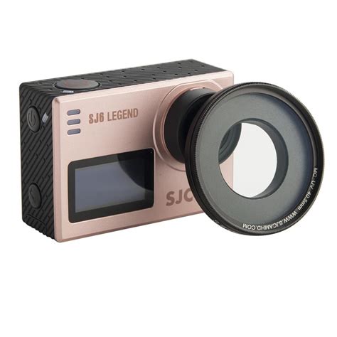 SJCAM SJ6 Aksiyon Kamerası için Koruma Kapaklı Çizilmez MC UV 40 5mm Lens