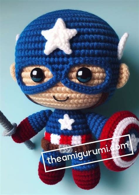 Crochet Captain America Amigurumi Free Pattern Artofit