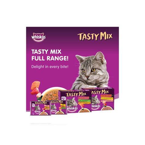 Whiskas Tasty Mix Wet Cat Food For Adults Years With Chicken