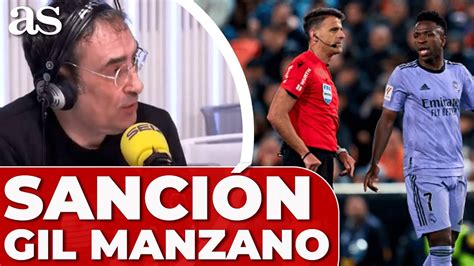 La Sanci N A Gil Manzano Tras La Pol Mica De Mestalla Youtube