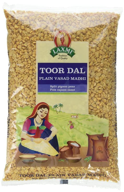 Buy Laxmi Toor Dal Traditional Indian Split Yellow Peas 2lb Bag