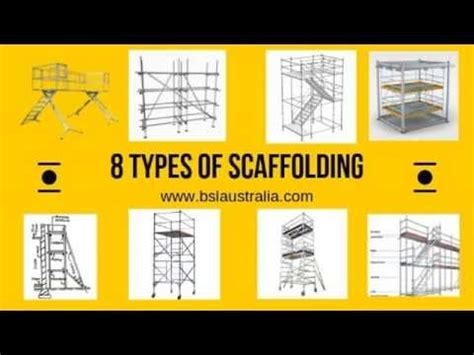 Types Of Scaffolding And Its Uses Bsl Australia Scaffolding