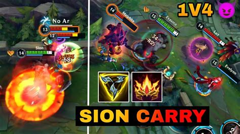 Rank Sion Gameplay Explicativa Na Jungle Wild Rift Youtube