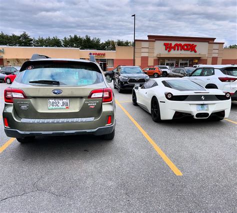 My Ob Next To A Ferrari 458 In Maine 🤯 Rsubaruoutback