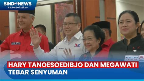 Hary Tanoesoedibjo Dan Megawati Jalan Berdampingan Dengan Wajah