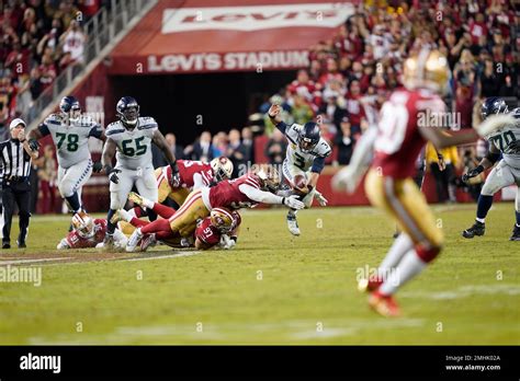 Seattle Seahawks Quarterback Russell Wilson 3 Scrambles Away From San