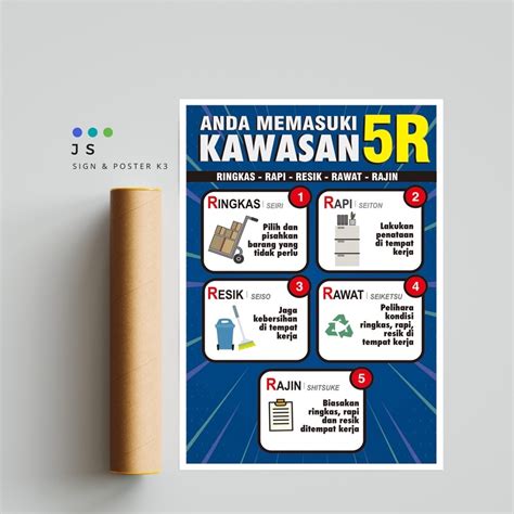 Jual Poster Safety K Kawasan R Shopee Indonesia