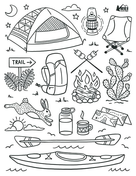 Coloring Pages Outdoors