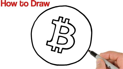 How To Draw Bitcoin Logo Easy Youtube