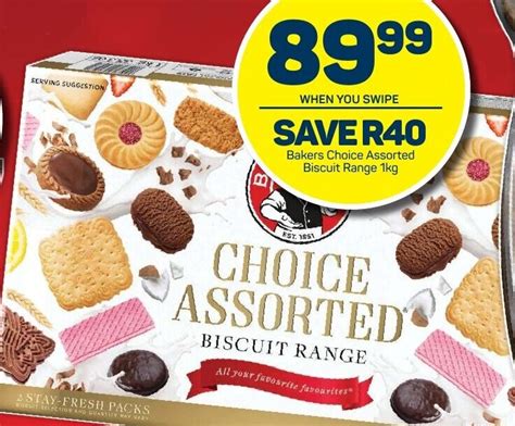 Bakers Choice Assorted Biscuit Range 1kg Offer At Pick N Pay